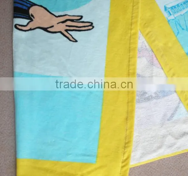100% Cotton Reactive Printed Animal Hooded Towels photo-4