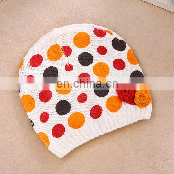 Autumn Winter Baby Wool Hat, Knitted Hat photo-3