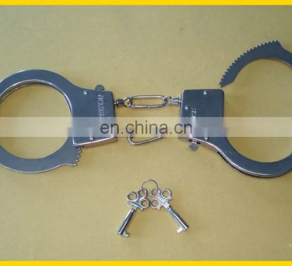 Iron Handcuffs Toy for Adult Police Game photo-3