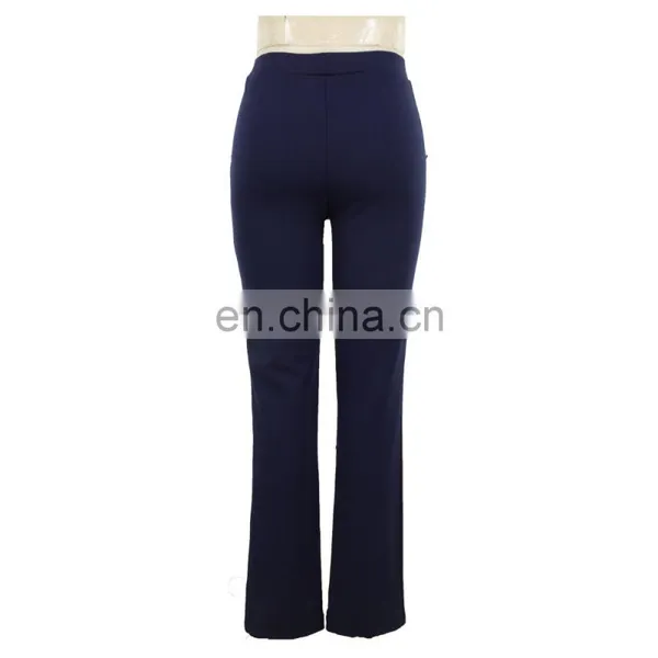 Heavy Weight Knitted Old Women Pant Trousers Guangzhou Factory photo-2