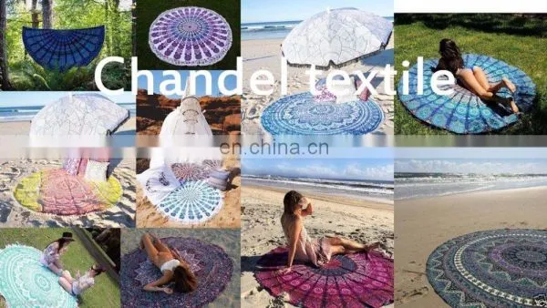 Yoga Mat Art Wholesale Lot Round Mandala Wall Hanging Beach Towel Indian Mandala Roundie Hippie Boho 72' Round Table Cover Throw