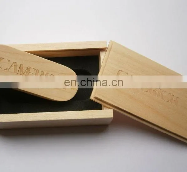 Wooden Business Card Usb Flash Drive With Debossed Logo photo-6