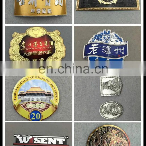 Metal Logo Badge Metal Plates Brand Logos for Handbag Car Logo Metal Badge photo-5