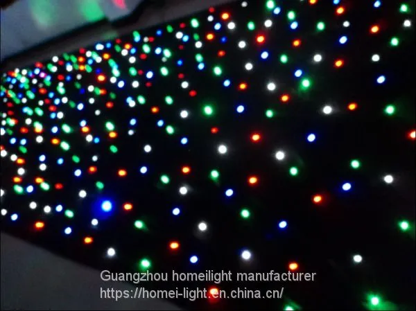 RGBW Star Curtain Led Sky Star Cloth Stage Backdrop With DMX photo-3