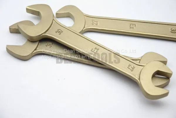 Aluminum Bronze Double Open End Wrench Sparkless Copper Alloy Forged Type High Quality photo-4