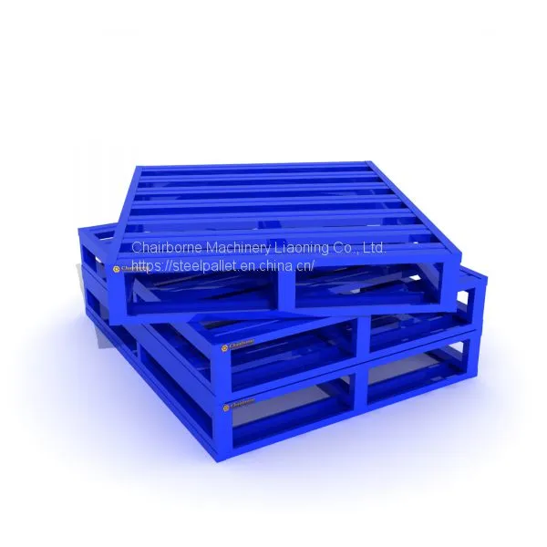 Warehouse Customized Euro Steel Pallet Blue Pallet Price photo-2