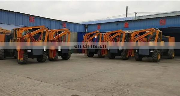 Six Wheels Hydraulic Guardrail Truck Mounted Pile Driver for Road Fence Installation photo-4