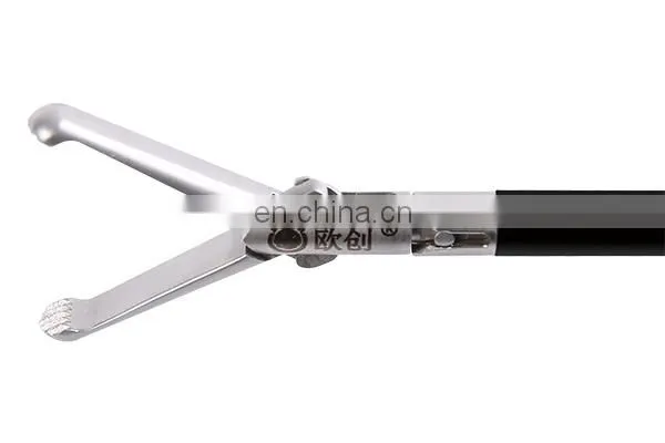 Laparoscopic Grasping Forceps With Insulated Handle Rachet Fenestrated Grasping Forceps Enestrated Grasping Forceps photo-3