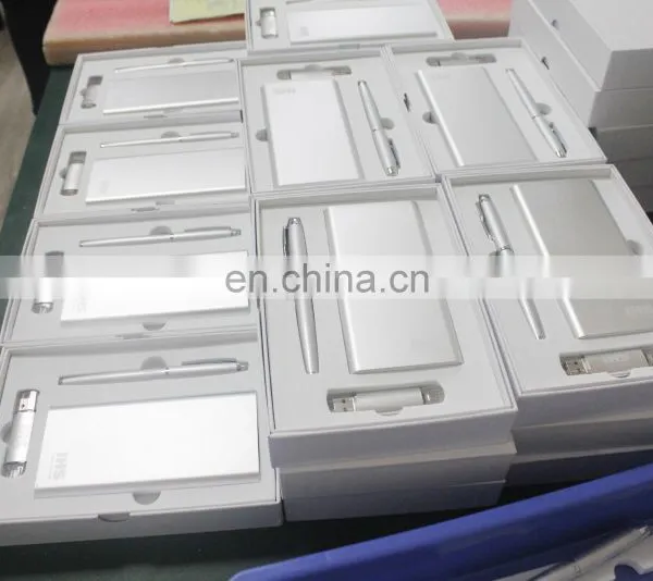 New Year Gift Box 1000mah Power Bank , With Pen Drive Oem Logo Print External Battery Charger With Usb photo-3
