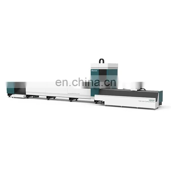 2021 LXSHOW Professional Pipe Tube CNC Fiber Metal Laser Cutting Machine for Square Round Pipe Steel / Pipe Cutter photo-2
