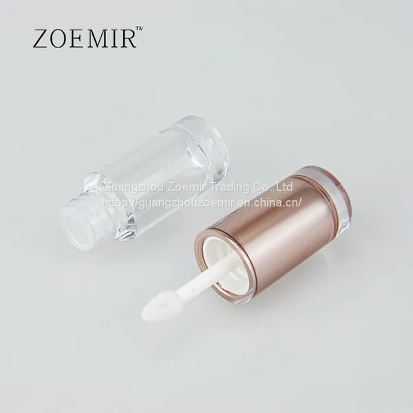 Custom High Quality Empty Pink Gold Lip Gloss Tube Liquid Lipstick Tube photo-3