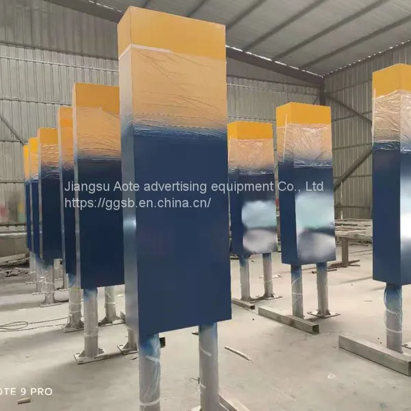 Customization of Stainless Steel Bus Platform Advertising Light Box at Rural Voice Newspaper Station Bus Platform photo-5