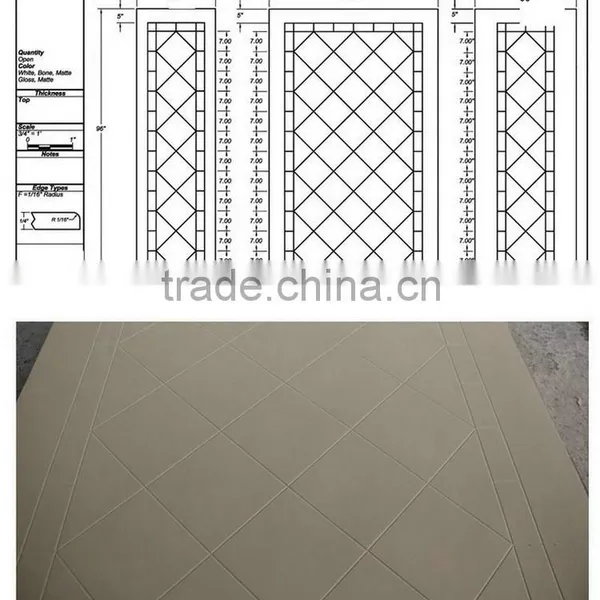 Online Shopping Sales Surface Cast Marble Tub Surrounds photo-3