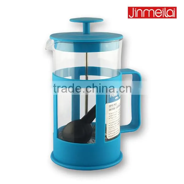 Plastic Coffee Pot, Colorful Coffee Plunger, Glass Coffee Plunger, French Coffee Press photo-3