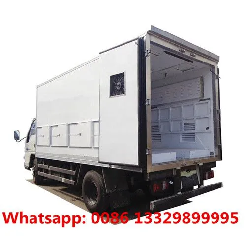 Customized FOTON Brand 4*2 RHD Diesel Engine Mini 10,000 Day Old Chick Transported Van Truck for Sale photo-2