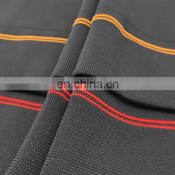 Colorful Rib 1*1 2*1 Rib 300-600 Gsm t Shirt Rib Polyester Spandex Flat Knit Fabric Twist photo-3