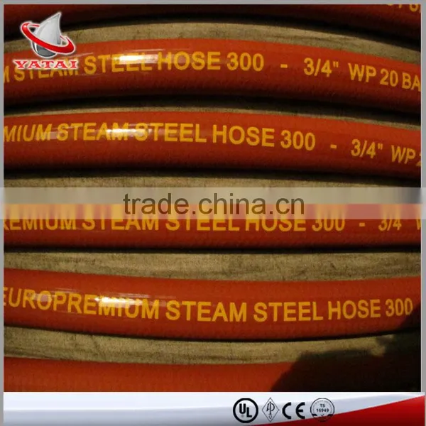 High Pressure Delivering Water Rubber Hose Steam 3/8 photo-6