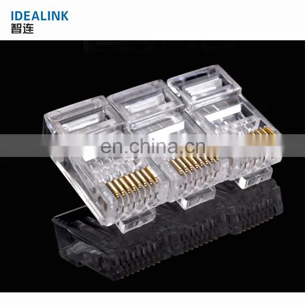 Low Price Male 8p8c Rj45 Connector 100pcs Set Cat6 Rj45 Modular Plug photo-4