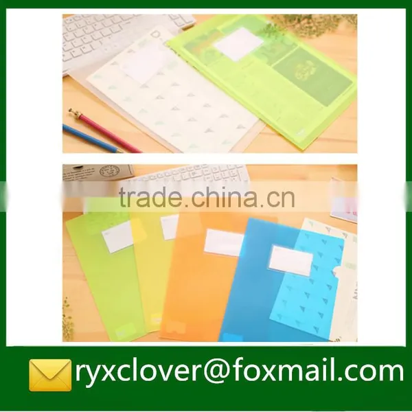 Factory Price a4 Size Clear Eco-friendly Plastic File With Card Holder Quality Choice photo-5