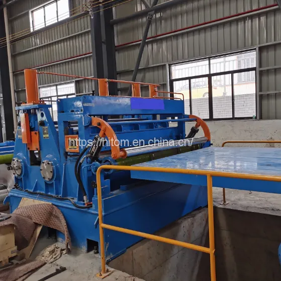 0.5 - 4 X 1600mm Carbon Steel Slitting Line Equipment Metal Coil Slitter Line photo-5