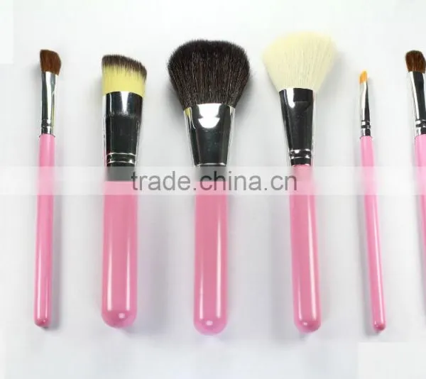 Customized Logo Makeup Brush Set 7pcs, Professional Makeup Brush Set With Cylinder Case photo-3