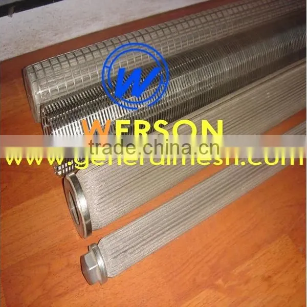 Ink Cartridge Filter ,stainless Steel Pleated Filter Cartridge in 316 S.s Mesh photo-2