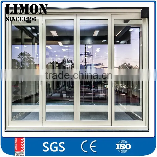 New Design Aluminum bi Fold Window With Double Glass photo-2