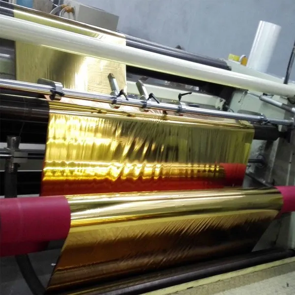 Gold PET Metalized Thermal Lamination Film With Kinds of Gold Colors photo-3