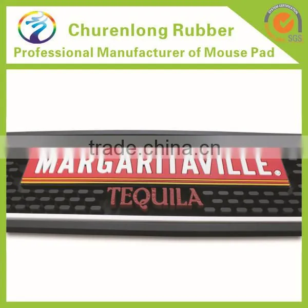 Custom Soft Pvc Red Bull Logo Bar Counter Mats photo-4