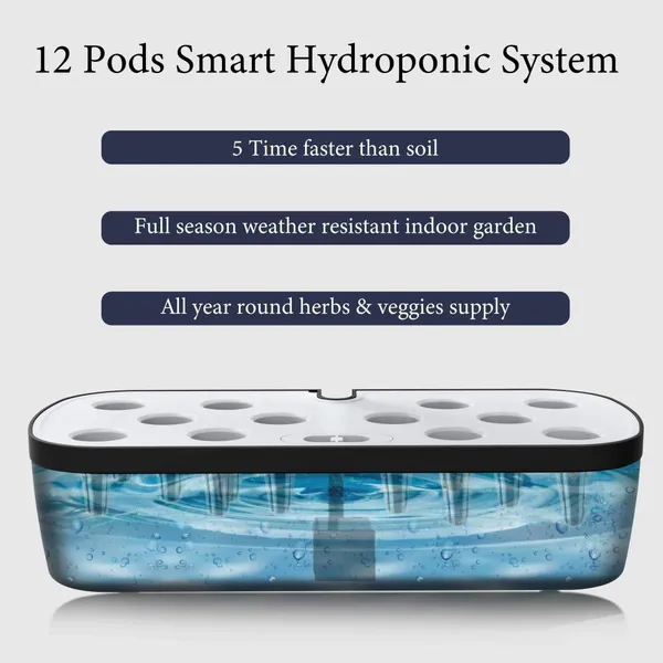 New Plant Growth Machine, Hydroponic Planter, Full-spectrum Plant Grower, Intelligent Grow Light photo-2