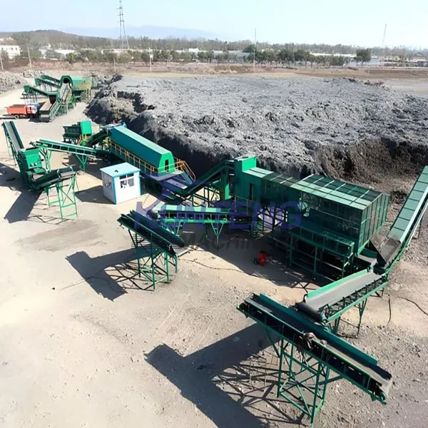 Automatic Household Garbage Sorting Production Line MSW Recycling Plant EPC