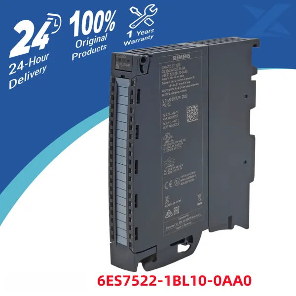 Siemens 6ES7522-1BL10-0AA0 подлинный новый модуль цифрового выхода S7-1500 DQ 32xDC24V/0,5A, 32-канальный транзисторный модуль ввода-вывода PLC