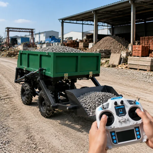 Electric Loading Cart SLDP680 680kg Capacity with Dual Motor Drive 200m Wireless Control and Extended Working Hours System