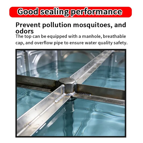 Hygienic Food Grade Stainless Steel Water Tank Drinking Water Reservoir for School photo-2