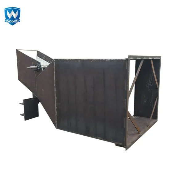 Open Arc Weld Overlay Wear Chute Assembly Replaceable CCO Liner Plate For Coal Handling System