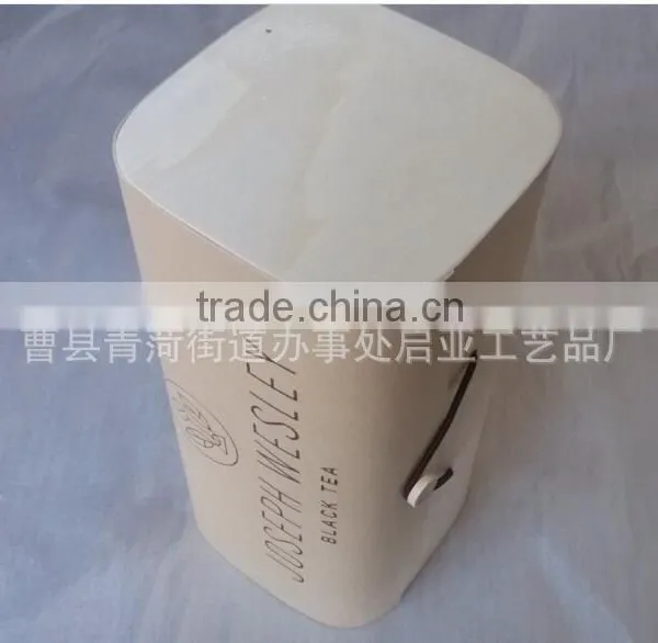 Unifinished Birch Veneer Bark Wooden Box Cylindrical Wooden Bark Box photo-3