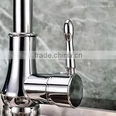 High-grade Single Lever Stainless Steel Kitchen Faucet photo-3