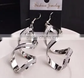 Beautiful Earring Designs For Women Personalized Design Long Spiral Shaped Cute Girl Fashion Earrings photo-3