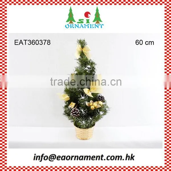 Gold Decorative Artificial Christmas Tree