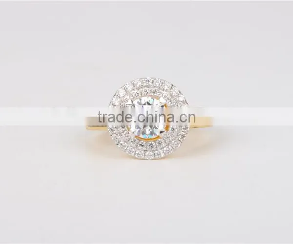 Luxury Flower Shap Diamond 925 Silver Ring for Women 10 Years Experience Wholesale photo-3