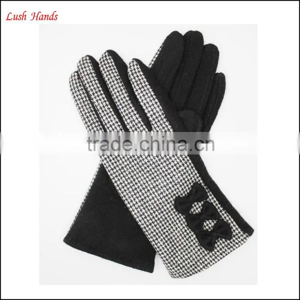Girls Sexy Dresses Electrical Gloves With Bows for Winter Wholesale photo-2