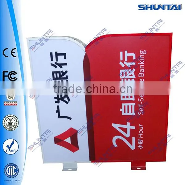 Double Side Irregular Shape Used Outdoor Box Signs