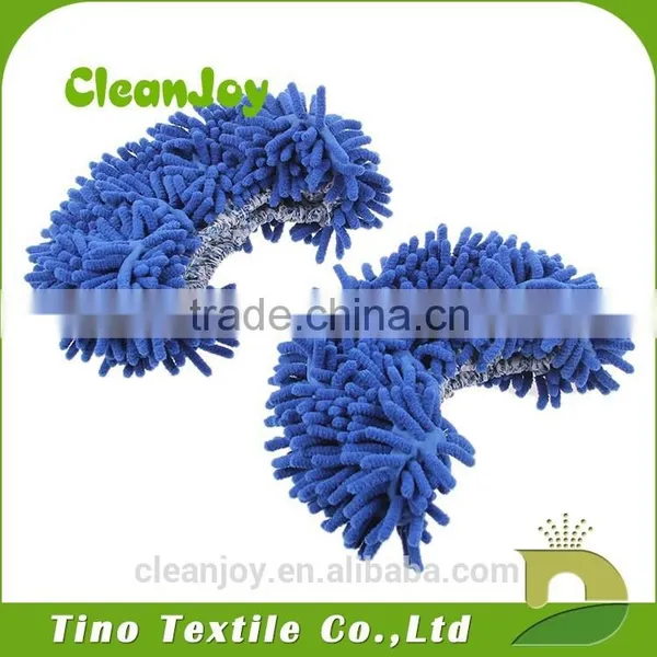 Microfiber Chenille Shoe Cover for Cleaning/chenille Mop photo-2