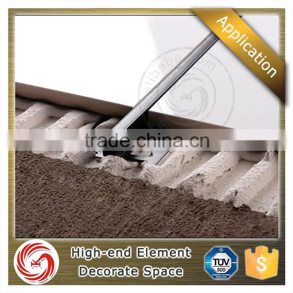2016 KSL New Product Double Edge PVC Ceramic Tile Expansion Joint
