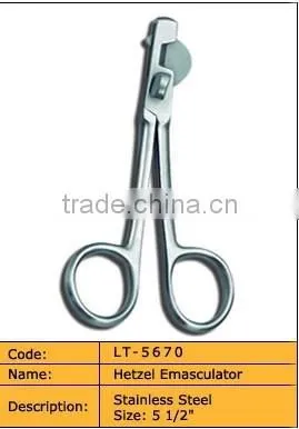 Hetzel Emasculator, Castration Instruments - Veterinary Instruments