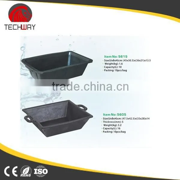 Recycled Rubber Buckets Tubs Strong Rubber Trough With Two Handles photo-5