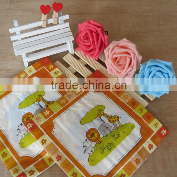 Economic Folded Hot Selling 100% Virgin Wood Pulp Paper Napkin photo-4