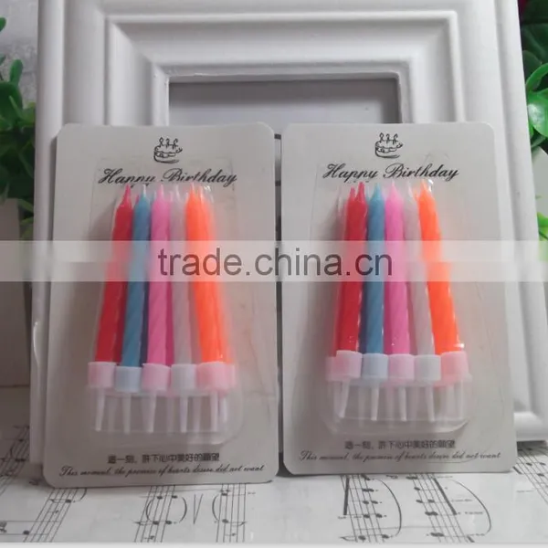 Spiral Shaped Candles 2016 New Products Smokeless and No Dripping During Burning
