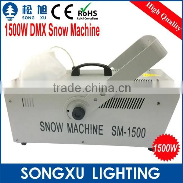 Stage Party Decoration 1500w Dmx Snow Machine for Sale photo-3