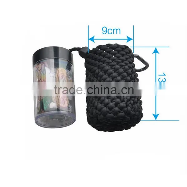 2016 Hot Selling Outdor Paracord Bottle Survival Gear for Camping Survival Kit photo-2